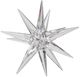 A & B Home Karsta Chrome Medium Star Accent-0