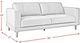 Elements International Hampton Fiero Tan Sofa-3