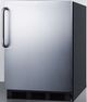 Summit® 5.5 Cu. Ft. Stainless Steel Under the Counter Refrigerator-1