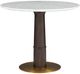 Fairfield® Westwood Graphite Dining Table with White Carrara Marble Top-0