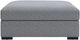 Benchcraft® Bealton Pepper/Salt Oversized Accent Ottoman-2