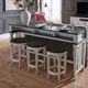 Liberty Furniture Allyson Park Charcoal/Wirebrushed White Console Stool-2