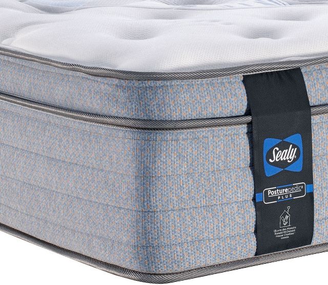 Sealy® Posturepedic® Plus Callum 12.75" Wrapped Coil Medium Euro Top Twin Mattress-1