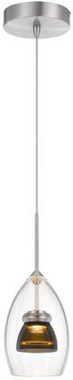 Cal® Lighting & Accessories Smoked Mini Pendant-0