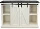 American Heartland Manufacturing Rustic Two Tone 57" Tall Provincial TV Stand-3