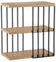 A & B Home Black/Brown Wooden Shelf-0