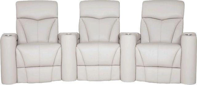 Palliser® Furniture Customizable Vivid 3-Piece Power Reclining Home Theater Seating with Power Headrest and Power Lumbar-3