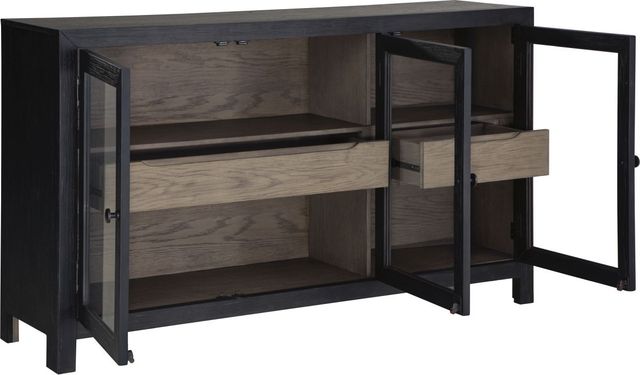 Signature Design by Ashley® Lenston Black/Gray Accent Cabinet-2