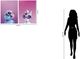Classy Living Expressive 2-Piece Spectacle Buddies: Parrot and Unicorn Pop Duo Wall Art Set-2