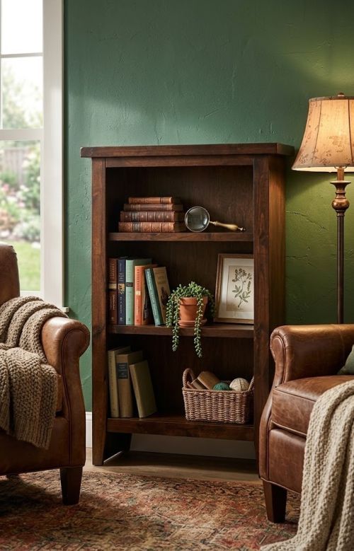 aspenhome® Alder Grove Tobacco 48' Bookcase-1