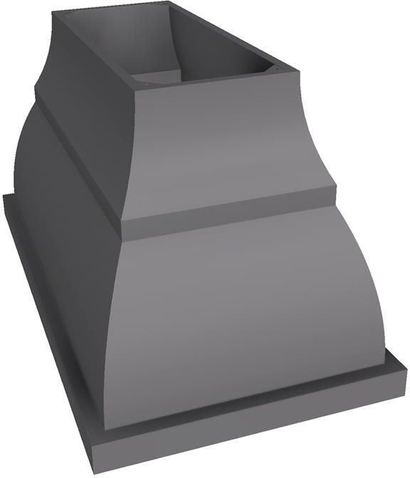 Vent-A-Hood® Designer Series 54" Gunsmoke Island Range Hood-1