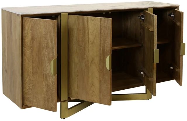 Stylecraft Barcelona Light Tabacco Floating Sideboard-1