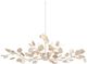 Currey & Company Lunaria Contemporary Silver Leaf Oval Chandelier-2