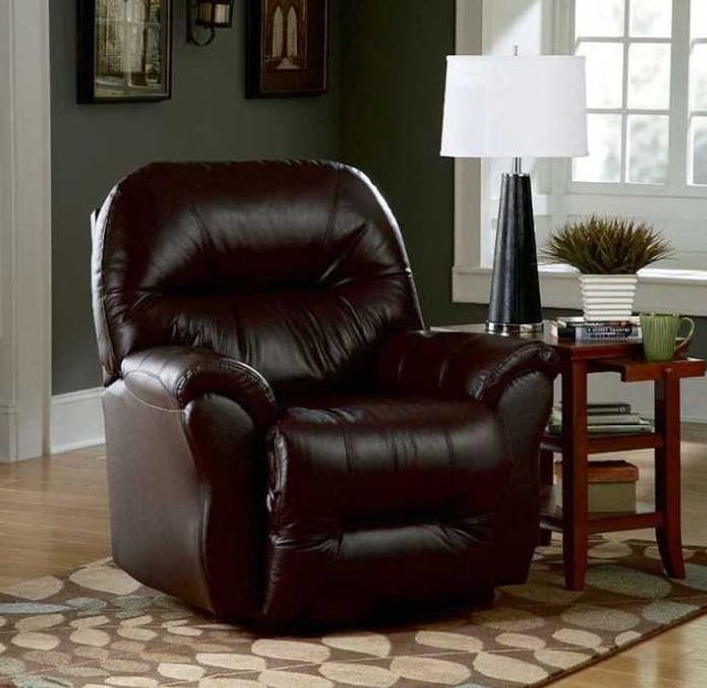 Best® Home Furnishings Customizable Bodie Leather Space Saver Recliner-1