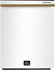 FORNO® Pozzo 24" White Top Control Built In Dishwasher-0