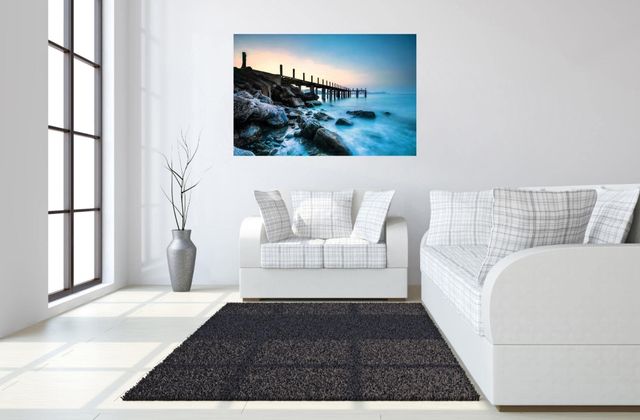 Classy Living Foggy Pier Serenity Wall Art-1
