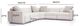 TOV Furniture Perry 5-Piece Cream Sectional-2