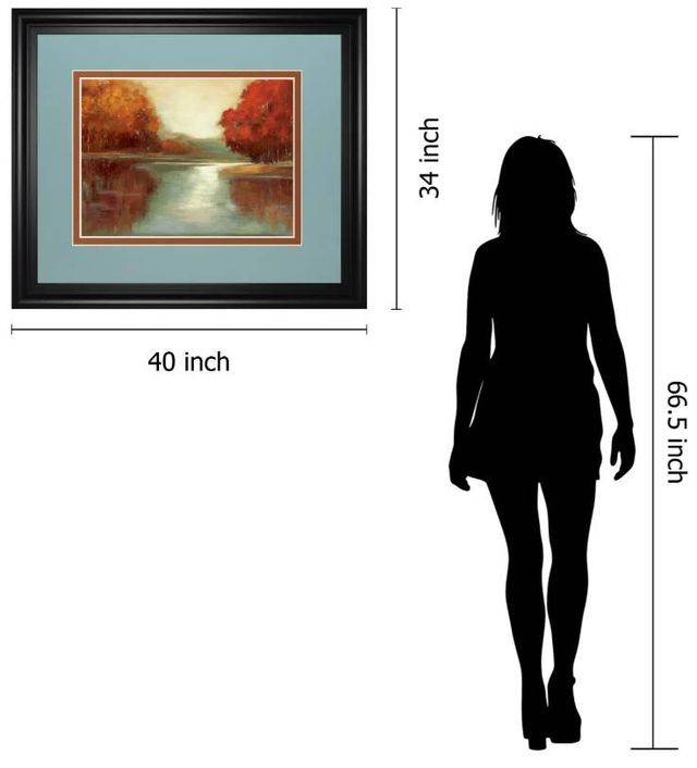 Classy Art Vanilla Sky by Jensen Framed Wall Art-2