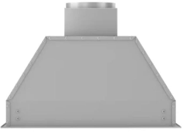 ZLINE 34" Stainless Steel Remote Blower Ducted Range Hood Insert-1