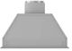 ZLINE 34" Stainless Steel Remote Blower Ducted Range Hood Insert-1