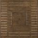 Signature Design by Ashley® Paradise Trail Medium Brown Wicker Square Bar Table with Firepit-2