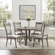 Powell® Franklin 5-Piece Pewter Gray/Taupe Dining Set-1