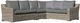 Enclover Tulip 4-Piece Driftwood/Slate Sectional Set-0