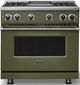Viking® 7 Series 36" Martini Pro Style Natural Gas Range with Griddle-2