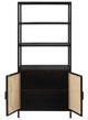 Coaster® Amherst Black 3-Shelf Accent Cabinet-2