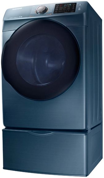 Samsung 7.5 Cu. Ft. Azure Front Load Electric Dryer-2