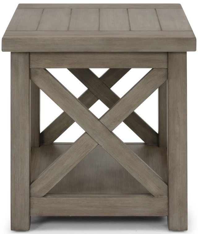 homestyles® Mountain Lodge Gray End Table-0