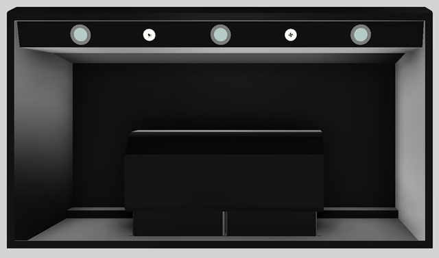 Vent-A-Hood® 48" Black Wall Hood-1