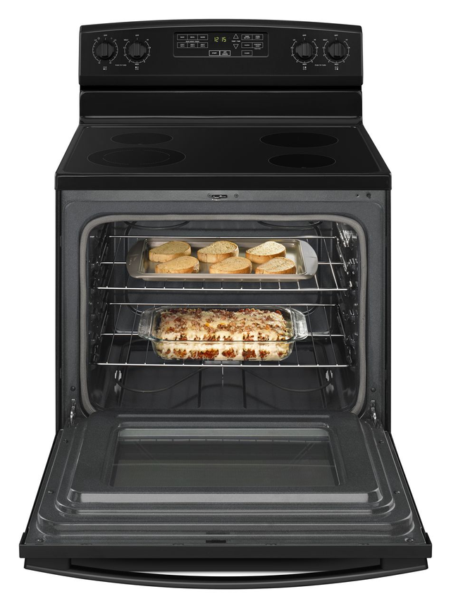 Amana® 30" Black Freestanding Electric Range-2