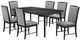 New Classic® Home Furnishings Skyline 7-Piece Gray/Onyx Dining Set-0