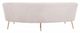 Zuo® Luna White & Gold Sofa-3