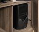 Sauder® Harbor View® Salt Oak® L-Shaped Desk with Office Hutch-3