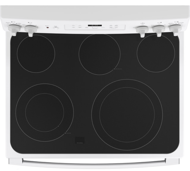 GE® 30" White Free Standing Electric Range-2