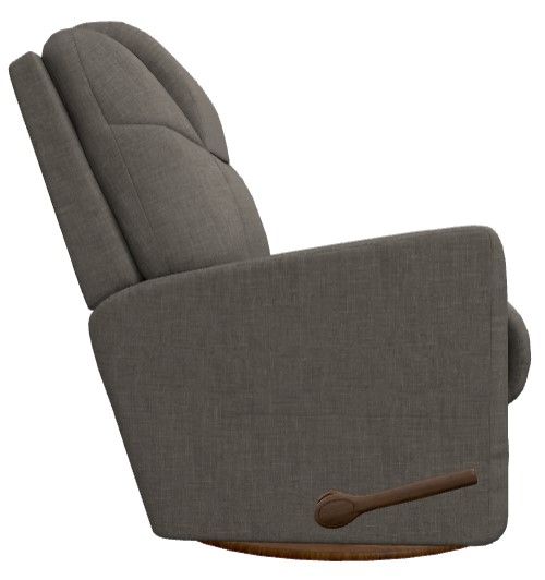 La-Z-Boy® Sparrow Truffle Manual Swivel Gliding Recliner-3