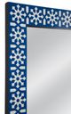 Bassett Mirror Kamal Ivory Blue Floor Mirror-1