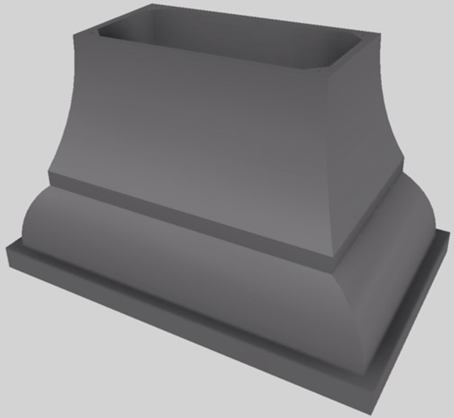 Vent-A-Hood® Designer Series 48" Gunsmoke Island Range Hood-2