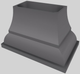 Vent-A-Hood® Designer Series 48" Gunsmoke Island Range Hood-2