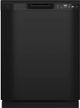 GE® 24" Black Front Control Built-In Dishwasher-0
