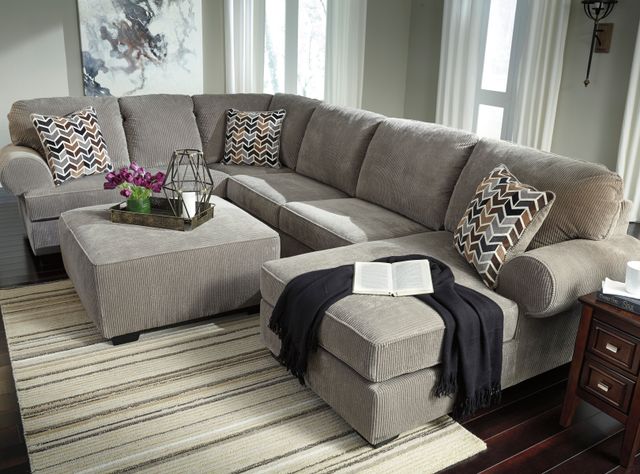 Signature Design by Ashley® Jinllingsly Gray Oversized Accent Ottoman-2