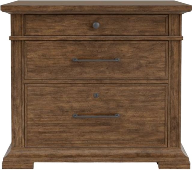 Riverside Furniture Dillon Aged Whiskey Lateral File Cabinet-1