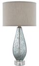 Currey & Company Optimist Pale Blue Speckle Table Lamp-1