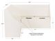 Linon Norah White Traditional Corner Nook-2