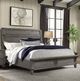Intercon Forge Wire Brushed Steel Gray King Panel Bed-1