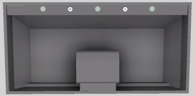 Vent-A-Hood® Designer Series 48" Gunsmoke Wall Mounted Range Hood-1