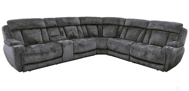 Parker House® Dalton Lucky Charcoal 6-Piece Power Reclining Modular Sectional-0