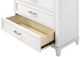 Bernards Nova II White 5-Drawer Chest-1